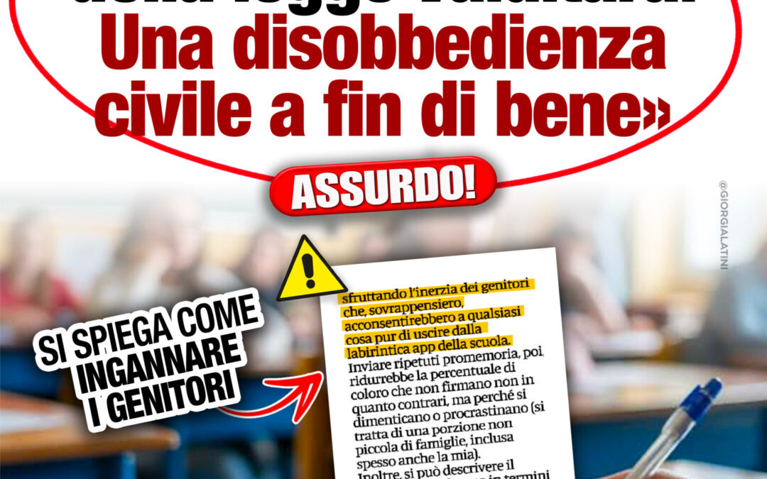 L’On. Giorgia Latini sul consenso informato a scuola: “Difendiamo la linea Valditara e la libertà delle famiglie”